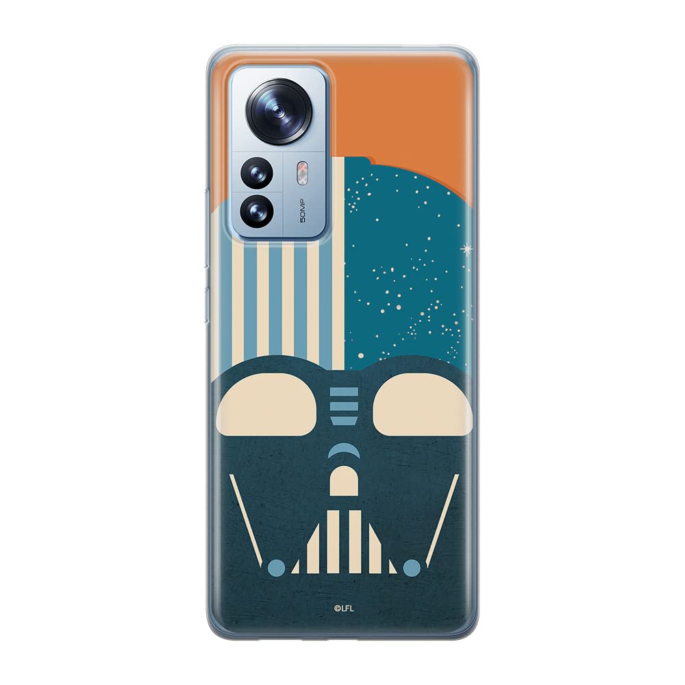 ERT GROUP mobile phone case for Xiaomi 12 / 12X original and officially Licensed Star Wars pattern Darth Vader 025 optimally adapted to the shape of the mobile phone, case made of TPU