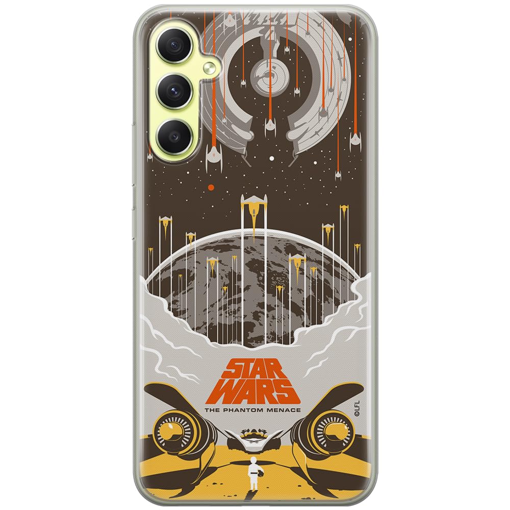 ERT GROUP mobile phone case for Samsung A34 5G original and officially Licensed Star Wars pattern 028 optimally adapted to the shape of the mobile phone, case made of TPU