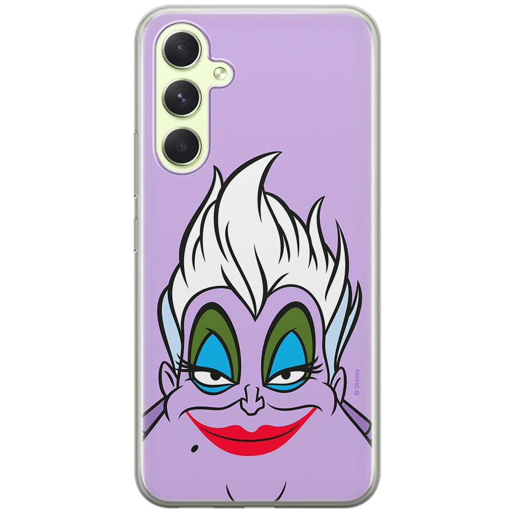 ERT GROUP mobile phone case for Samsung A54 5G original and officially Licensed Disney pattern Ursula 002 optimally adapted to the shape of the mobile phone, case made of TPU