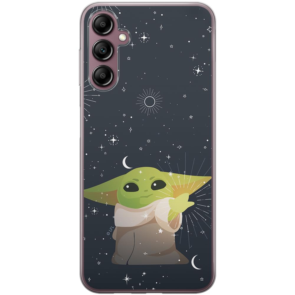 ERT GROUP mobile phone case for Samsung A14 4G/5G original and officially Licensed Star Wars pattern Baby Yoda 024 optimally adapted to the shape of the mobile phone, case made of TPU