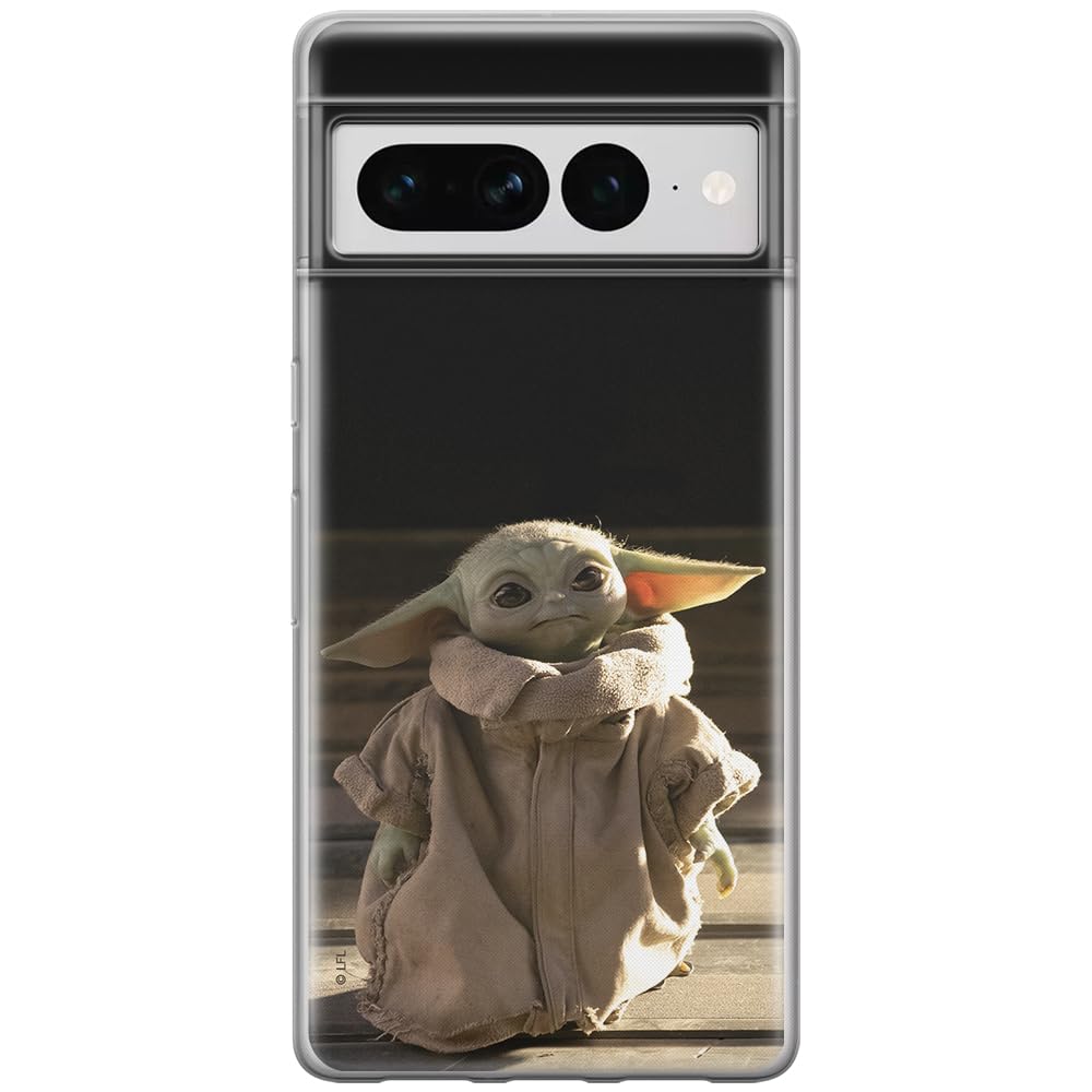 ERT GROUP mobile phone case for Google PIXEL 7 PRO original and officially Licensed Star Wars pattern Baby Yoda 001 optimally adapted to the shape of the mobile phone, case made of TPU
