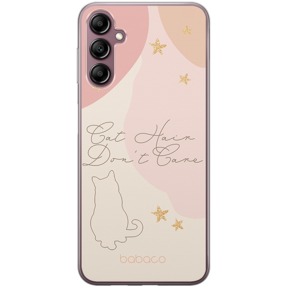 Babaco ERT GROUP mobile phone case for Samsung A14 4G/5G original and officially Licensed pattern Cats 007 optimally adapted to the shape of the mobile phone, case made of TPU