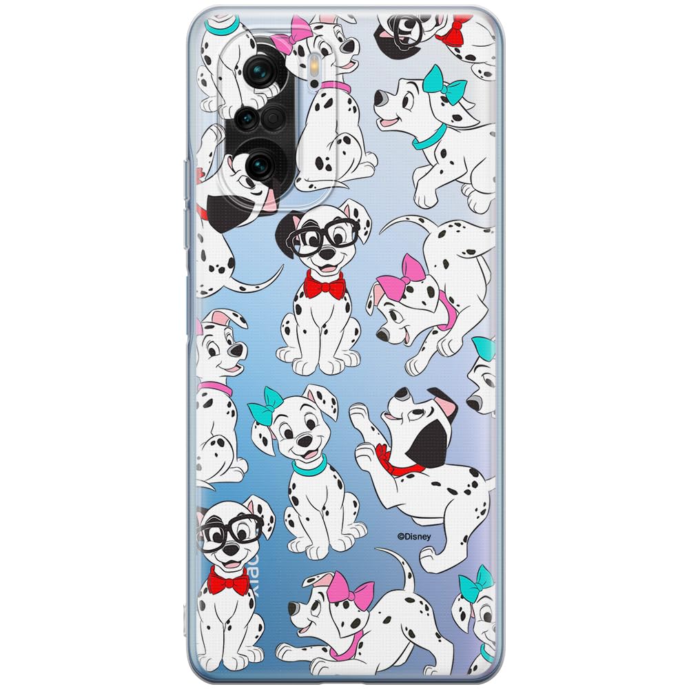 ERT GROUP mobile phone case for Xiaomi MI 11i/ REDMI K40/K40 PRO/POCO F3/ F3 PRO original and officially Licensed Disney pattern Dalmatians 006, partially transparent
