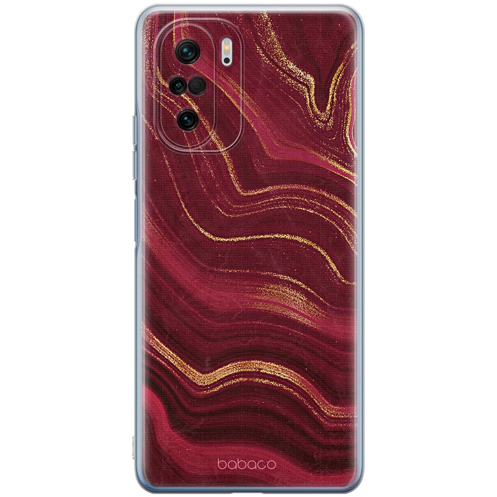 Babaco ERT GROUP mobile phone case for Xiaomi MI 11i/ REDMI K40/K40 PRO/POCO F3/ F3 PRO original and officially Licensed pattern Marble 011 adapted to the shape of the mobile phone, case made of TPU