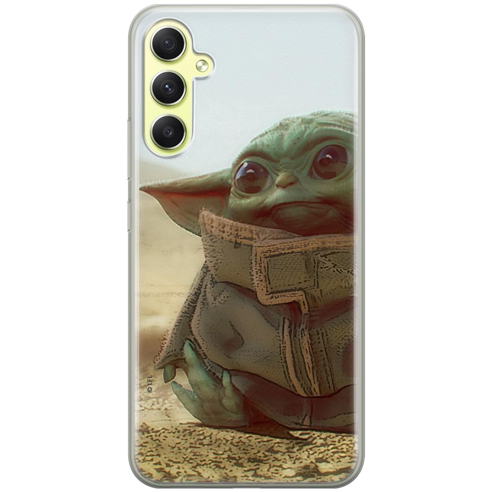 ERT GROUP mobile phone case for Samsung A34 5G original and officially Licensed Star Wars pattern Baby Yoda 003 optimally adapted to the shape of the mobile phone, case made of TPU