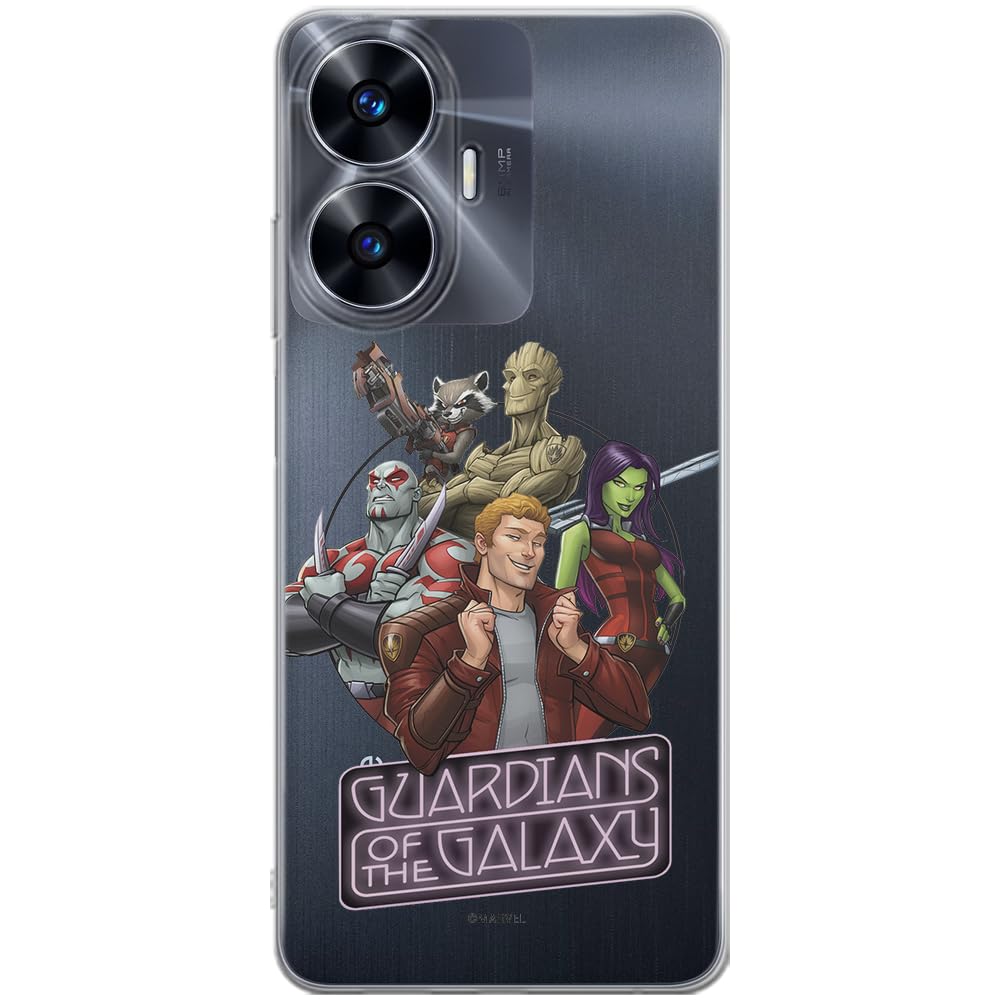 ERT GROUP mobile phone case for Realme C55 original and officially Licensed Marvel pattern Guardians of the Galaxy 009 optimally adapted to the shape of the mobile phone, partially transparent