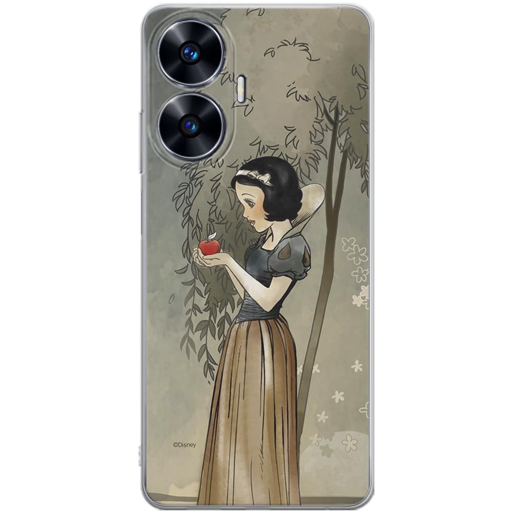 ERT GROUP mobile phone case for Realme C55 original and officially Licensed Disney pattern Snow White 005 optimally adapted to the shape of the mobile phone, case made of TPU