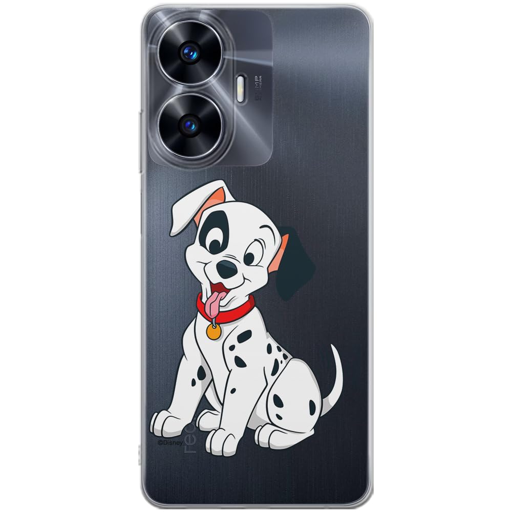 ERT GROUP mobile phone case for Realme C55 original and officially Licensed Disney pattern Dalmatian 006 optimally adapted to the shape of the mobile phone, partially transparent