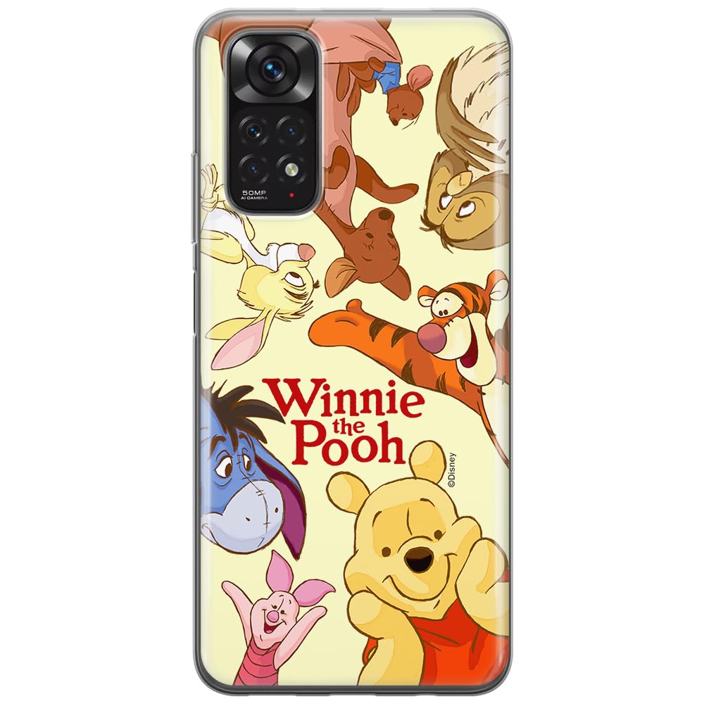 ERT GROUP mobile phone case for Xiaomi REDMI NOTE 11 4G/ 11S 4G original and officially Licensed Disney pattern Winnie the Pooh & Friends 046 adapted to the shape of the mobile phone, case made of TPU