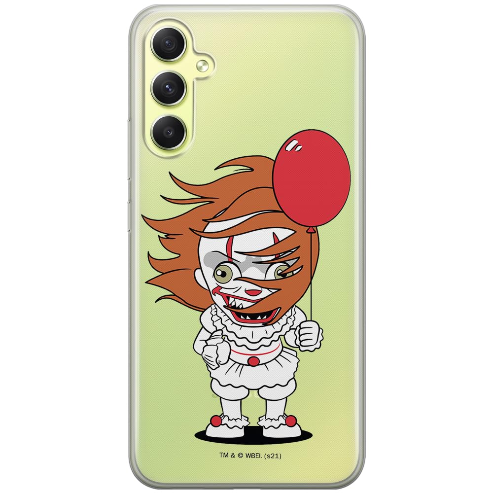 ERT GROUP mobile phone case for Samsung A34 5G original and officially Licensed Horror pattern It 005 optimally adapted to the shape of the mobile phone, partially transparent