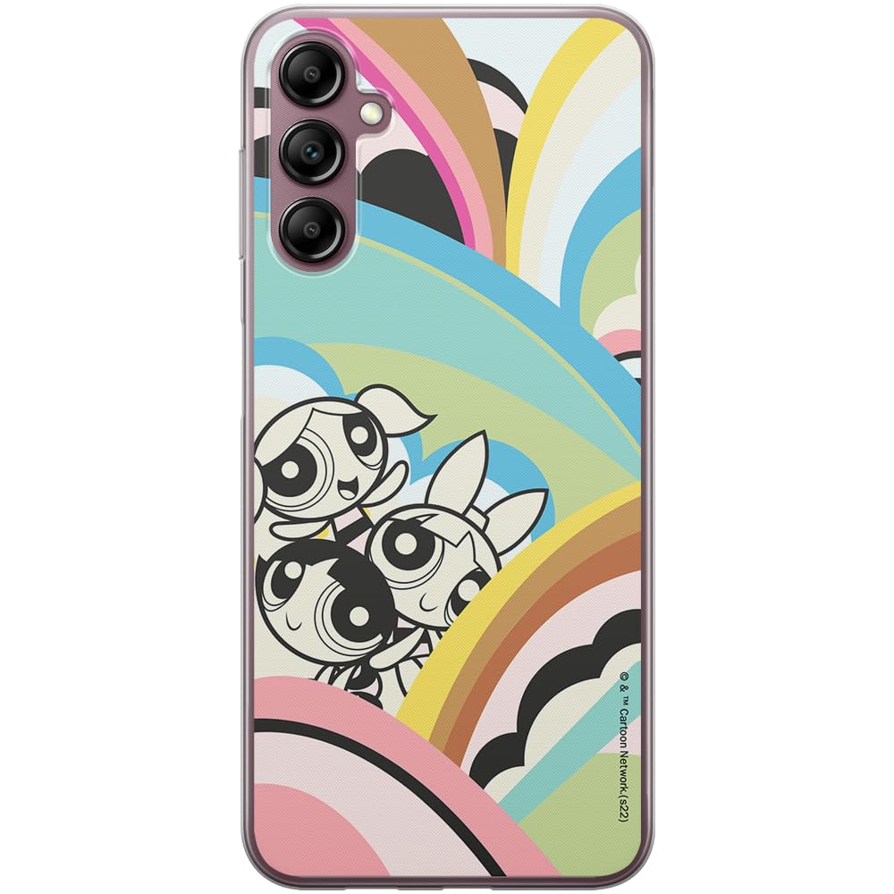 ERT GROUP mobile phone case for Samsung A14 4G/5G original and officially Licensed The Powerpuff Girls pattern 018 optimally adapted to the shape of the mobile phone, case made of TPU
