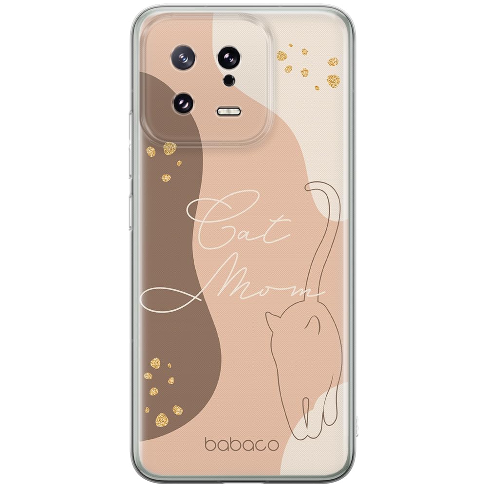 Babaco ERT GROUP mobile phone case for Xiaomi 13 original and officially Licensed pattern Cats 006 optimally adapted to the shape of the mobile phone, case made of TPU