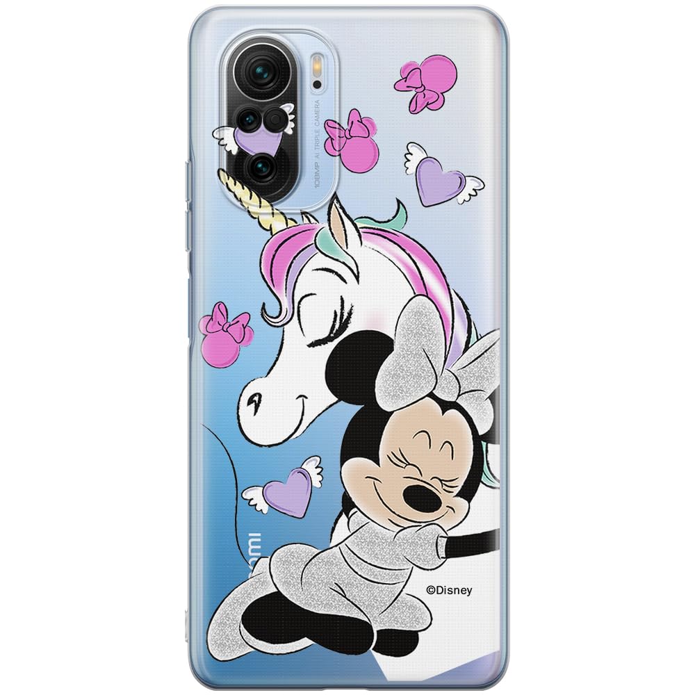 ERT GROUP mobile phone case for Xiaomi MI 11i/ REDMI K40/K40 PRO/POCO F3/ F3 PRO original and officially Licensed Disney pattern Minnie 036, partially transparent