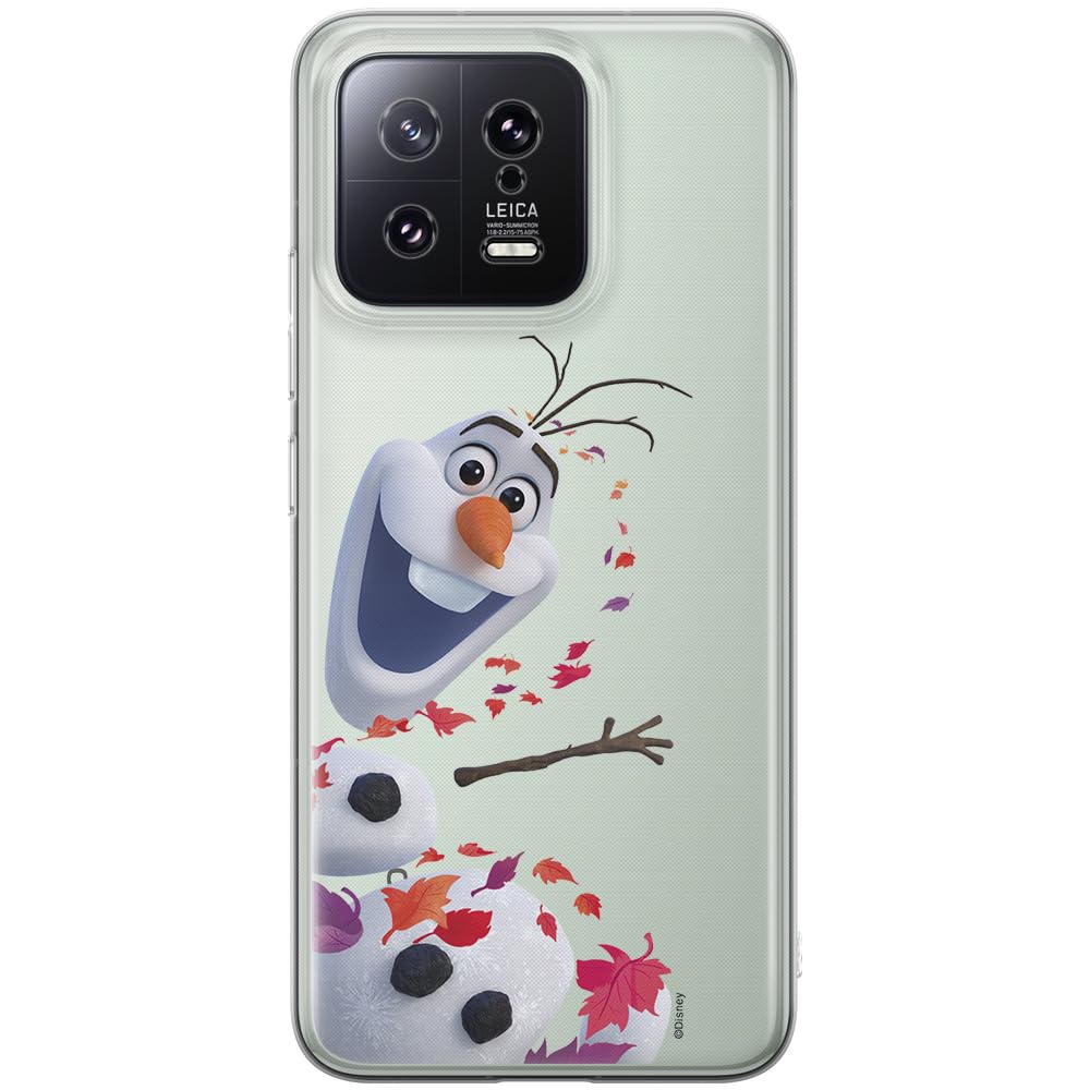 ERT GROUP mobile phone case for Xiaomi 13 original and officially Licensed Disney pattern Olaf 003 optimally adapted to the shape of the mobile phone, partially transparent