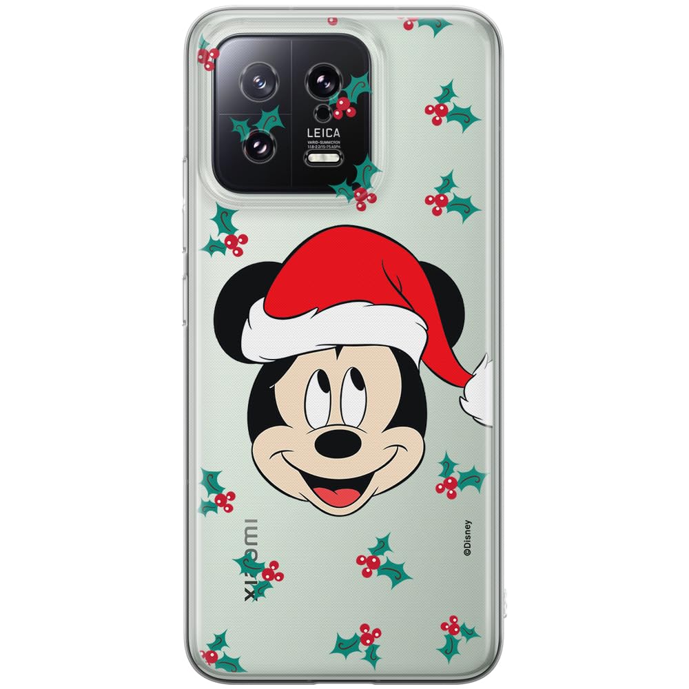 ERT GROUP mobile phone case for Xiaomi 13 original and officially Licensed Disney pattern Mickey 040 optimally adapted to the shape of the mobile phone, partially transparent