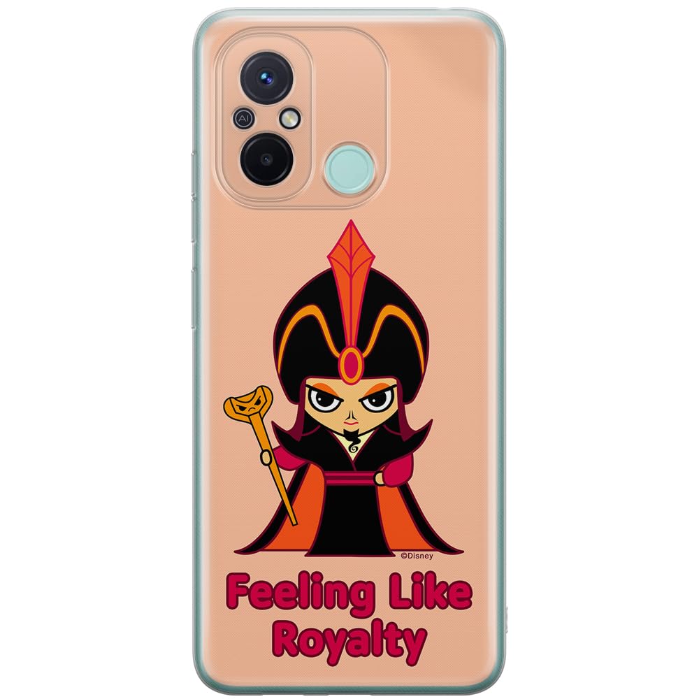 ERT GROUP mobile phone case for Xiaomi REDMI 12C/ REDMI 11A original and officially Licensed Disney pattern Jafar 001 optimally adapted to the shape of the mobile phone, case made of TPU