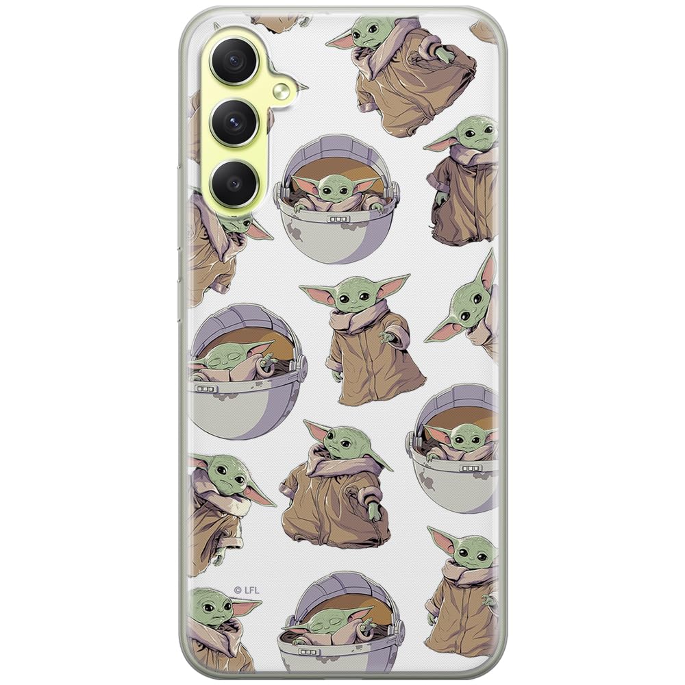 ERT GROUP mobile phone case for Samsung A34 5G original and officially Licensed Star Wars pattern Baby Yoda 028 optimally adapted to the shape of the mobile phone, case made of TPU