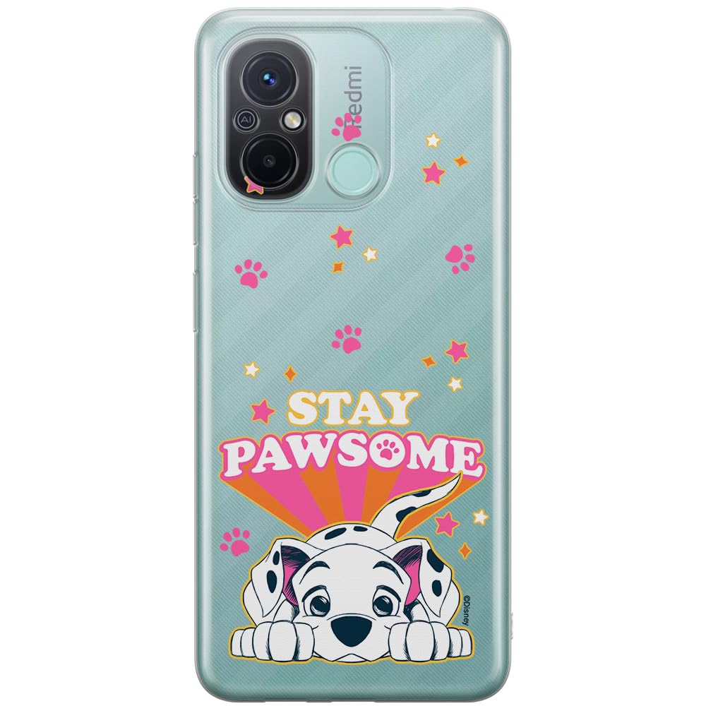 ERT GROUP mobile phone case for Xiaomi REDMI 12C/ REDMI 11A original and officially Licensed Disney pattern Dalmatian 007 optimally adapted to the shape of the mobile phone, partially transparent