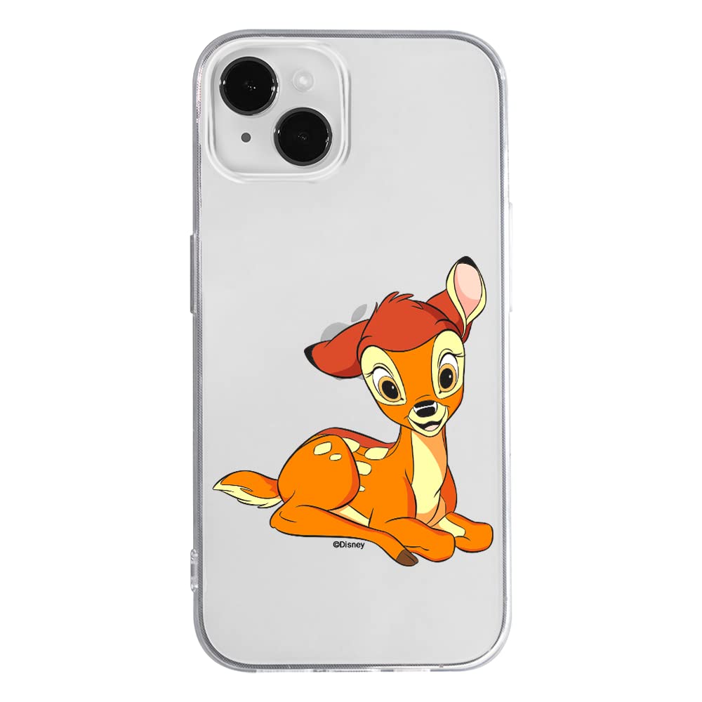 ERT GROUP mobile phone case for Apple Iphone 14 PLUS original and officially Licensed Disney pattern Bambi 016 optimally adapted to the shape of the mobile phone, partially transparent