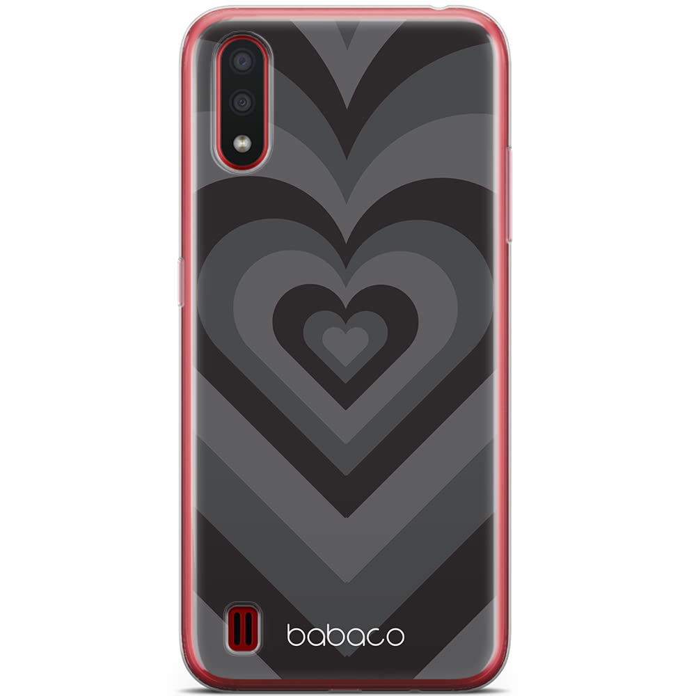 Babaco ERT GROUP mobile phone case for Samsung A01 original and officially Licensed pattern Hearts 007 optimally adapted to the shape of the mobile phone, case made of TPU