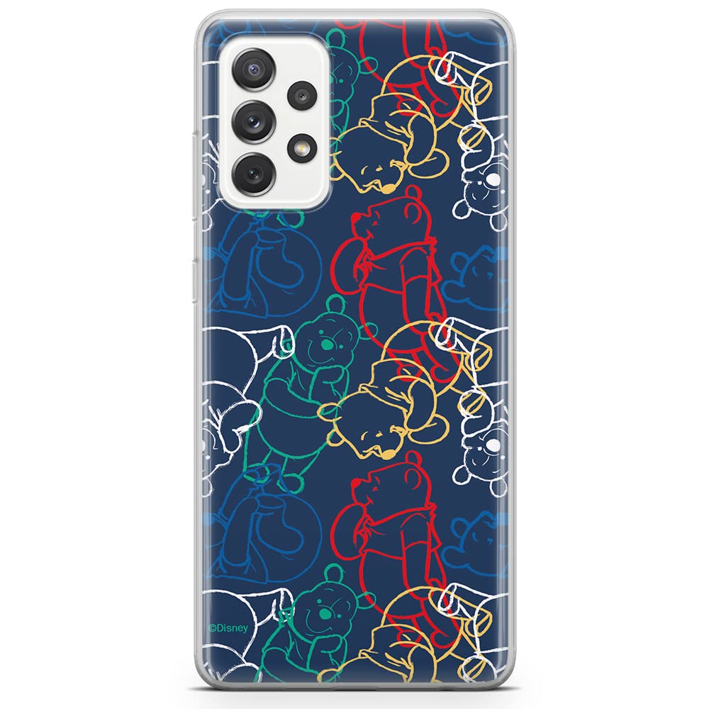 ERT GROUP mobile phone case for Samsung A53 5G original and officially Licensed Disney pattern Winnie the Pooh and friends 007 optimally adapted to the shape of the mobile phone, case made of TPU