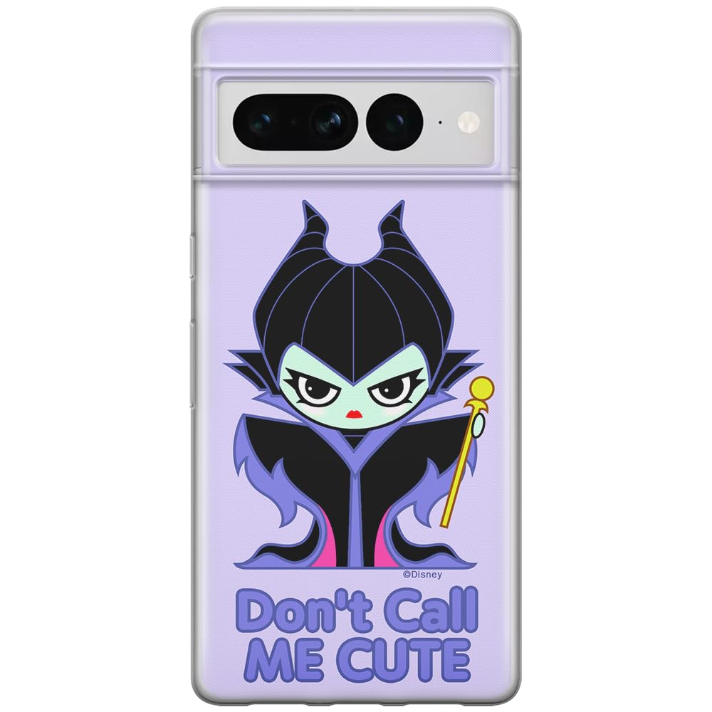 ERT GROUP mobile phone case for Google PIXEL 7 PRO original and officially Licensed Disney pattern Maleficent 003 optimally adapted to the shape of the mobile phone, case made of TPU