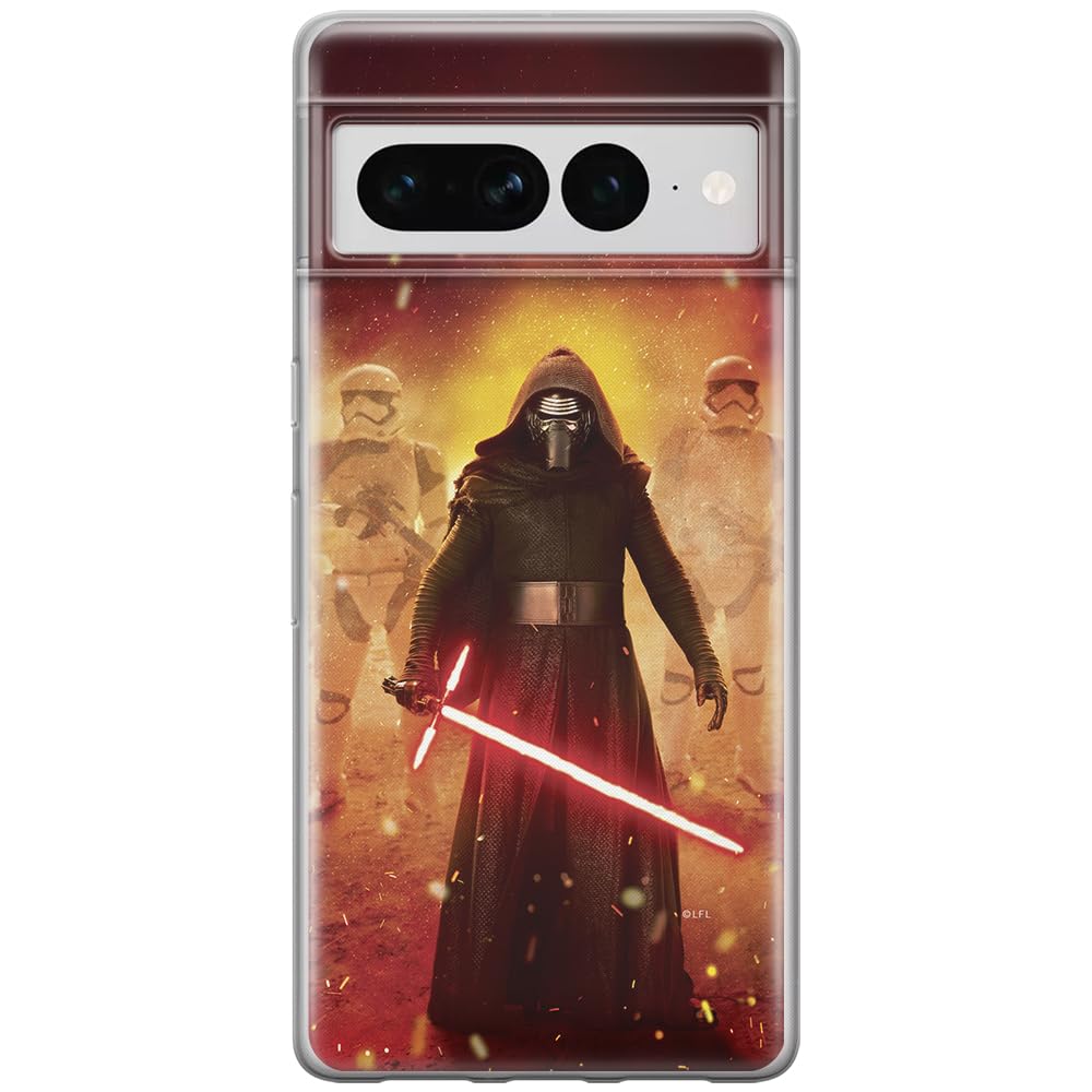 ERT GROUP mobile phone case for Google PIXEL 7 PRO original and officially Licensed Star Wars pattern Kylo Ren 001 optimally adapted to the shape of the mobile phone, case made of TPU