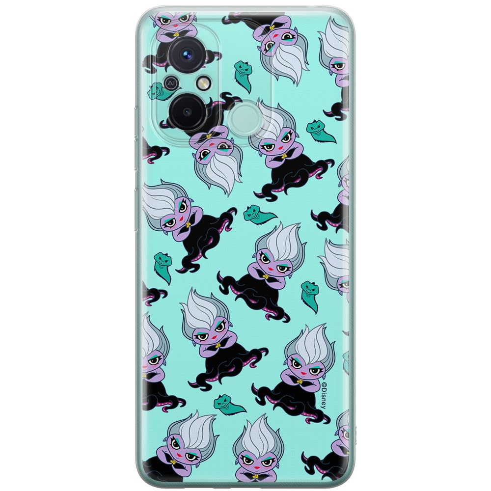ERT GROUP mobile phone case for Xiaomi REDMI 12C/ REDMI 11A original and officially Licensed Disney pattern Ursula 005 optimally adapted to the shape of the mobile phone, case made of TPU