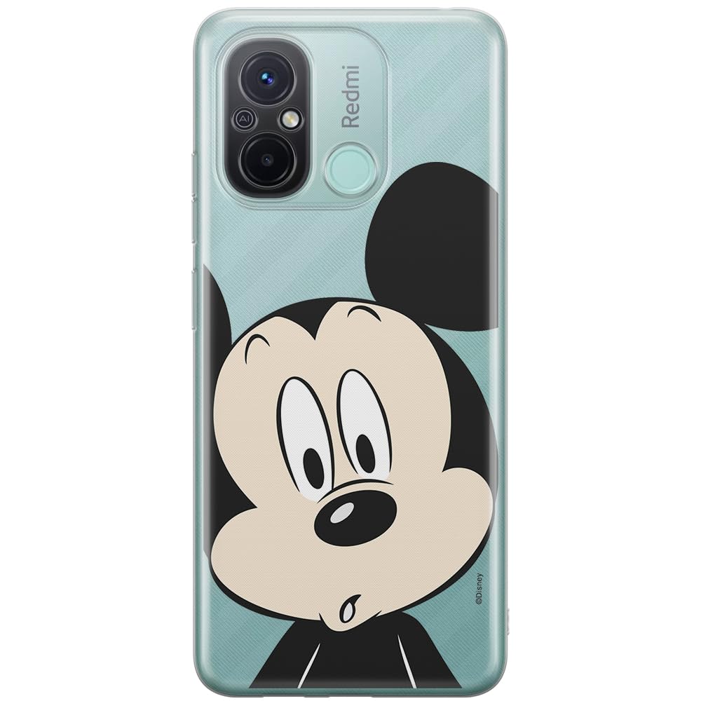 ERT GROUP mobile phone case for Xiaomi REDMI 12C/ REDMI 11A original and officially Licensed Disney pattern Mickey 019 optimally adapted to the shape of the mobile phone, partially transparent