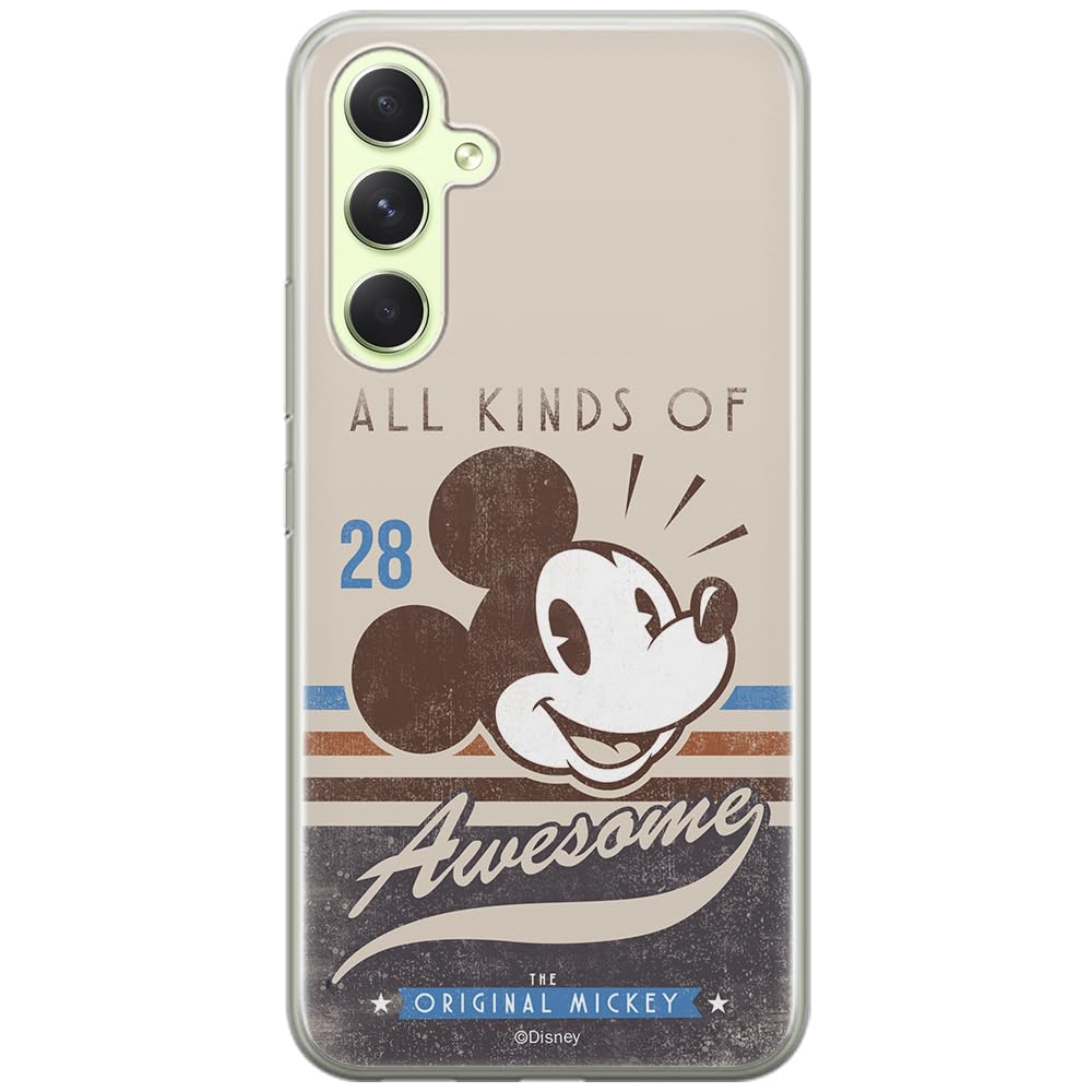 ERT GROUP mobile phone case for Samsung A54 5G original and officially Licensed Disney pattern Mickey 009 optimally adapted to the shape of the mobile phone, case made of TPU