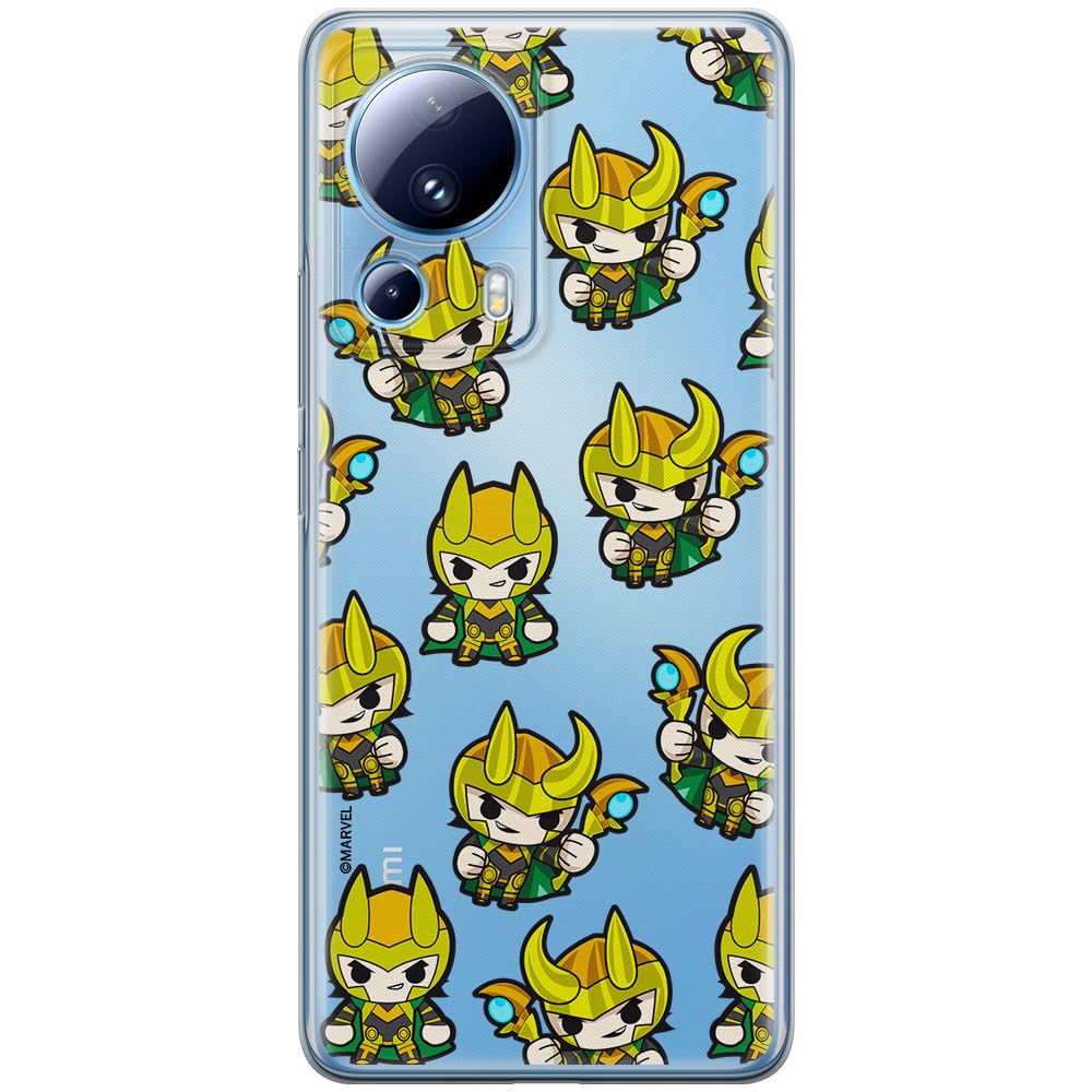 ERT GROUP mobile phone case for Xiaomi 13 LITE/CIVI 2 original and officially Licensed Marvel pattern Loki 003 optimally adapted to the shape of the mobile phone, partially transparent