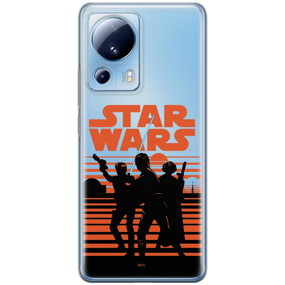 ERT GROUP mobile phone case for Xiaomi 13 LITE/CIVI 2 original and officially Licensed Star Wars pattern 026 optimally adapted to the shape of the mobile phone, partially transparent