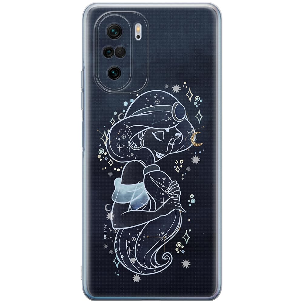 ERT GROUP mobile phone case for Xiaomi MI 11i/ REDMI K40/K40 PRO/POCO F3/ F3 PRO original and officially Licensed Disney pattern Jasmine 008 adapted to the shape of the mobile phone, case made of TPU