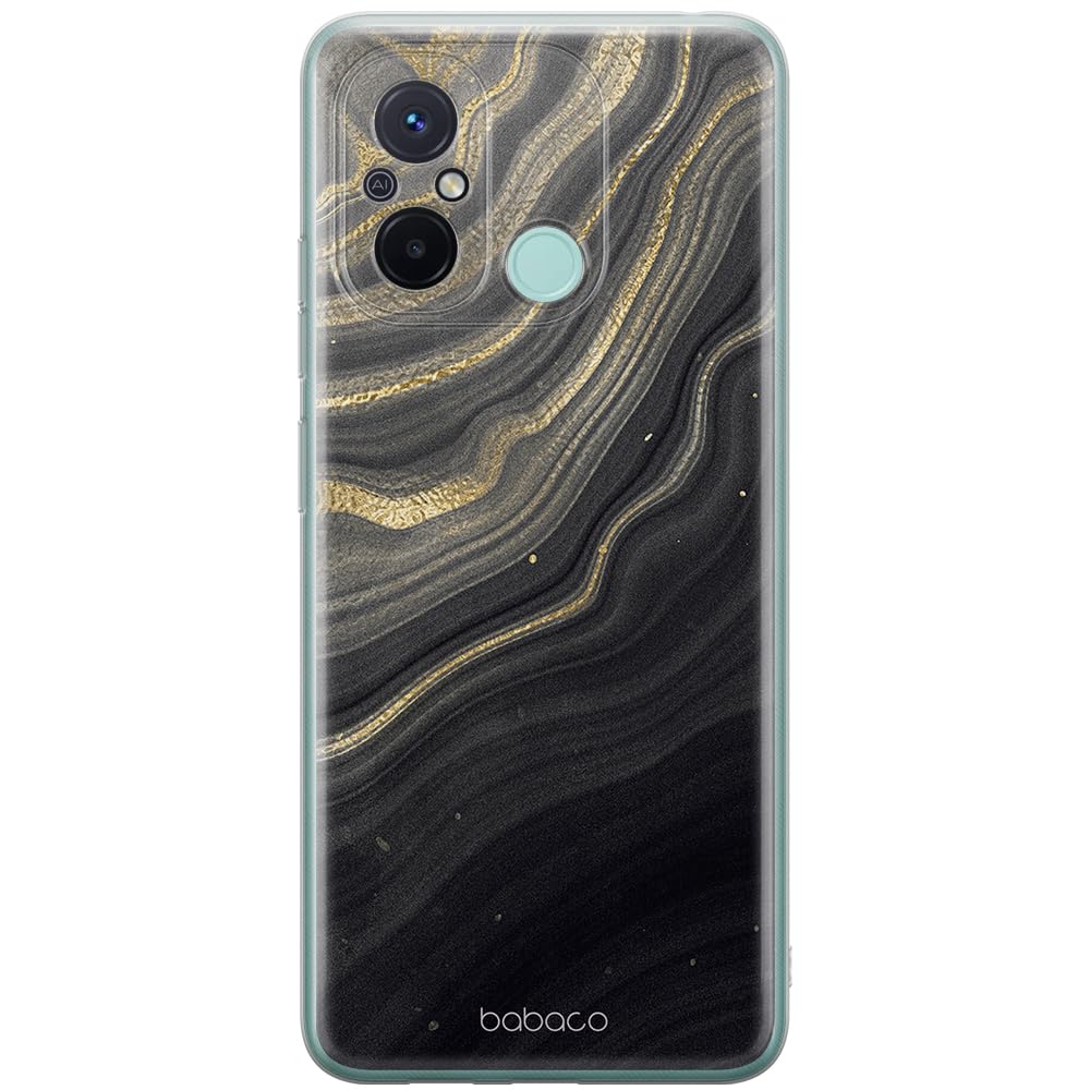 Babaco ERT GROUP mobile phone case for Xiaomi REDMI 12C/ REDMI 11A original and officially Licensed pattern Marble 009 optimally adapted to the shape of the mobile phone, case made of TPU