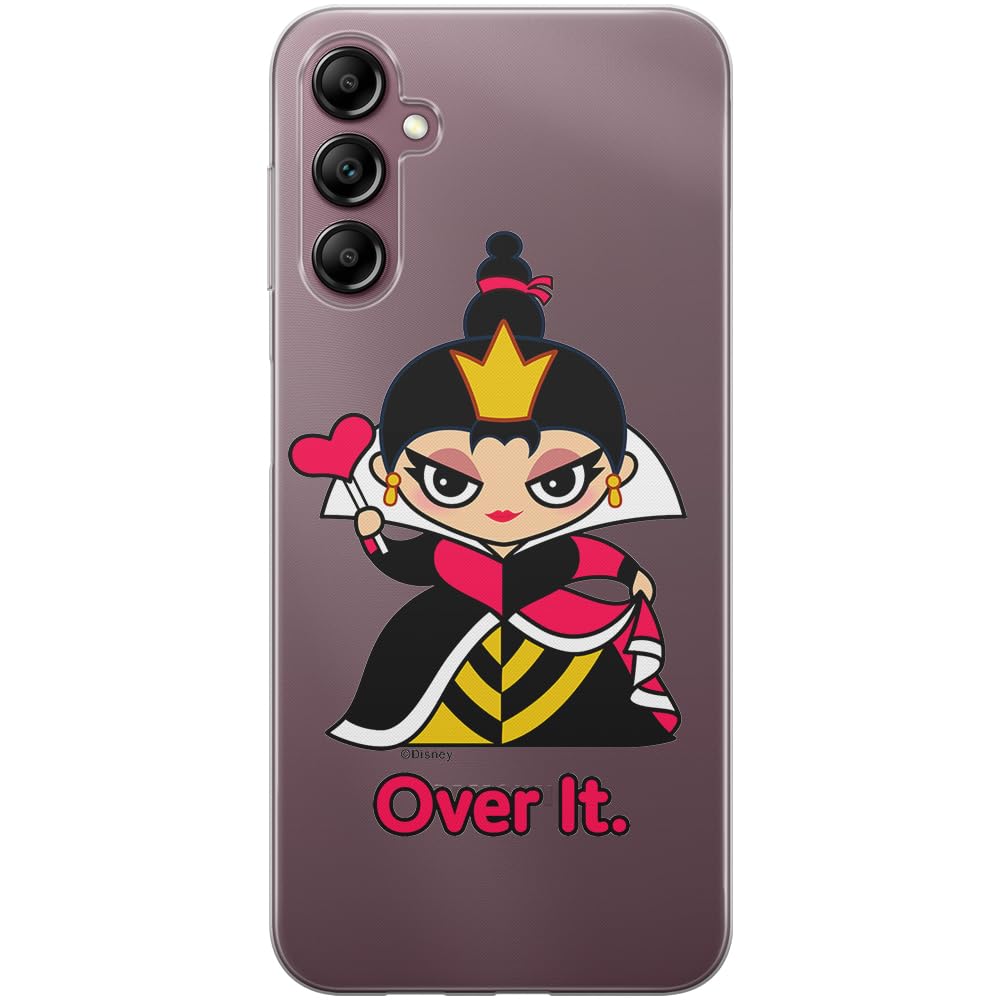 ERT GROUP mobile phone case for Samsung A14 4G/5G original and officially Licensed Disney pattern Queen of Hearts 001 optimally adapted to the shape of the mobile phone, partially transparent