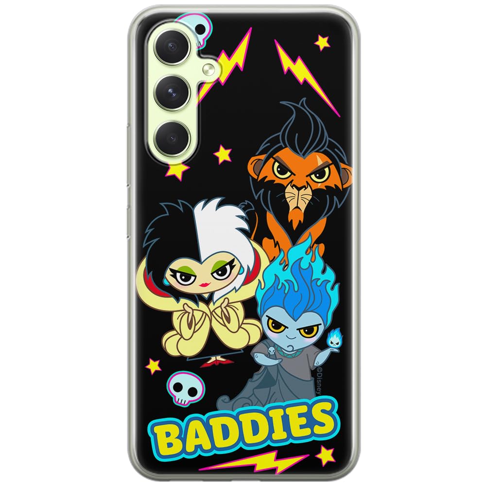 ERT GROUP mobile phone case for Samsung A54 5G original and officially Licensed Disney pattern Disney Villains 004 optimally adapted to the shape of the mobile phone, case made of TPU