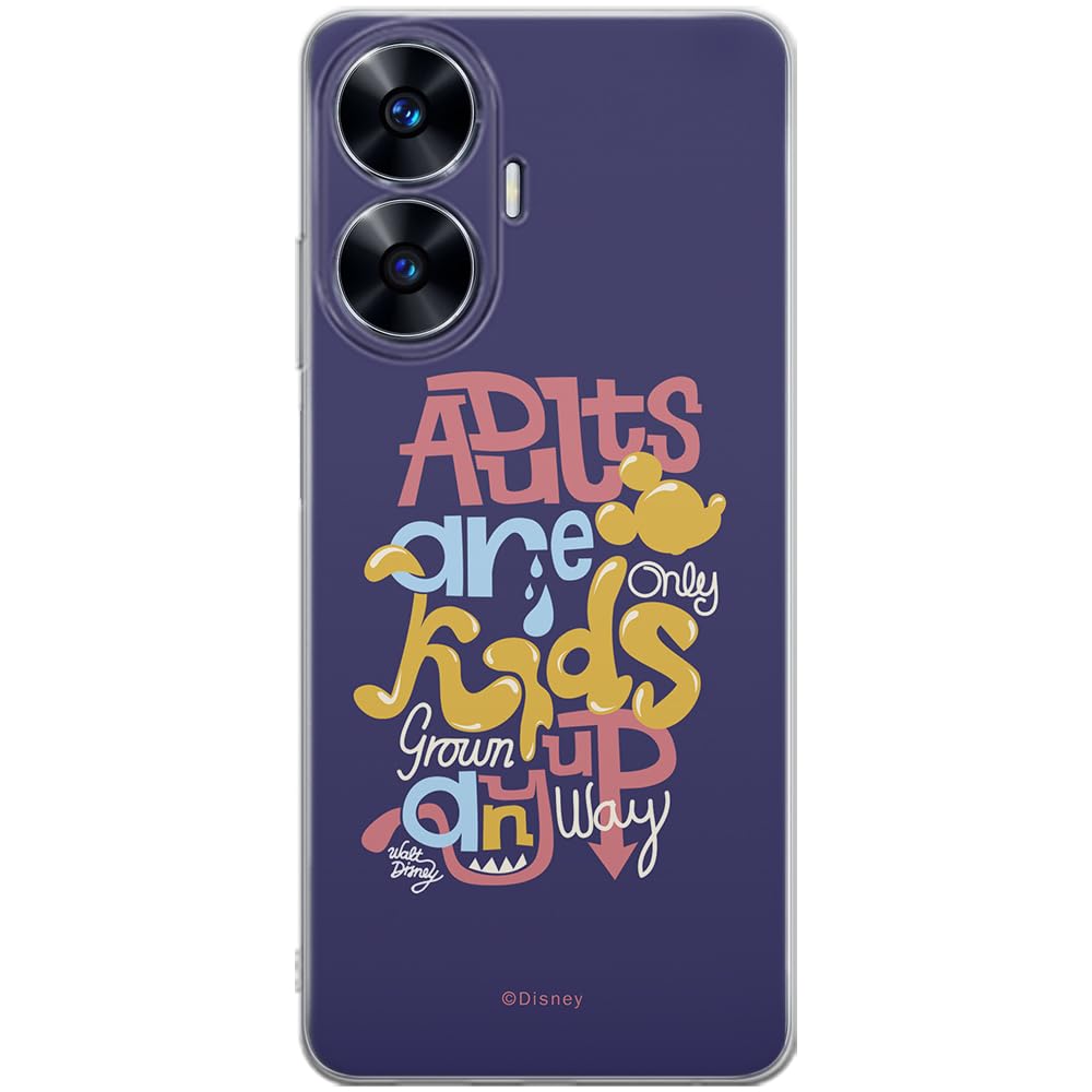 ERT GROUP mobile phone case for Realme C55 original and officially Licensed Disney pattern Mickey 022 optimally adapted to the shape of the mobile phone, case made of TPU