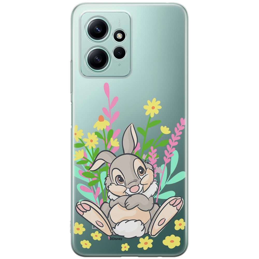 ERT GROUP mobile phone case for Xiaomi REDMI NOTE 12 4G original and officially Licensed Disney pattern Thumper 004 optimally adapted to the shape of the mobile phone, partially transparent