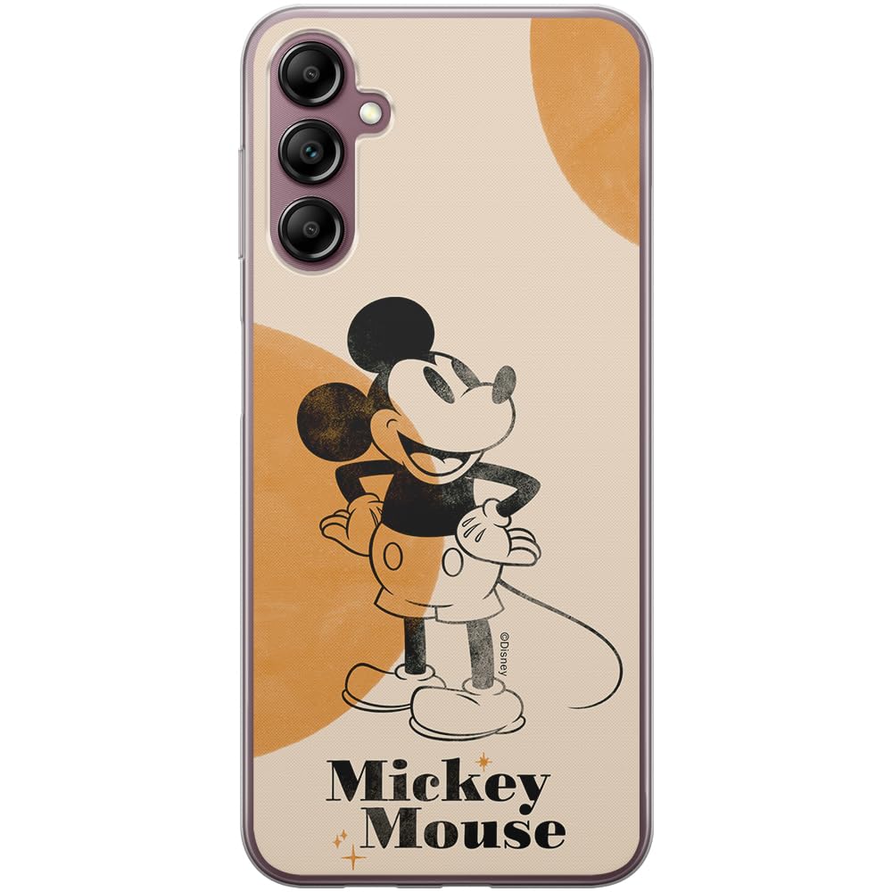 ERT GROUP mobile phone case for Samsung A14 4G/5G original and officially Licensed Disney pattern Mickey 054 optimally adapted to the shape of the mobile phone, case made of TPU