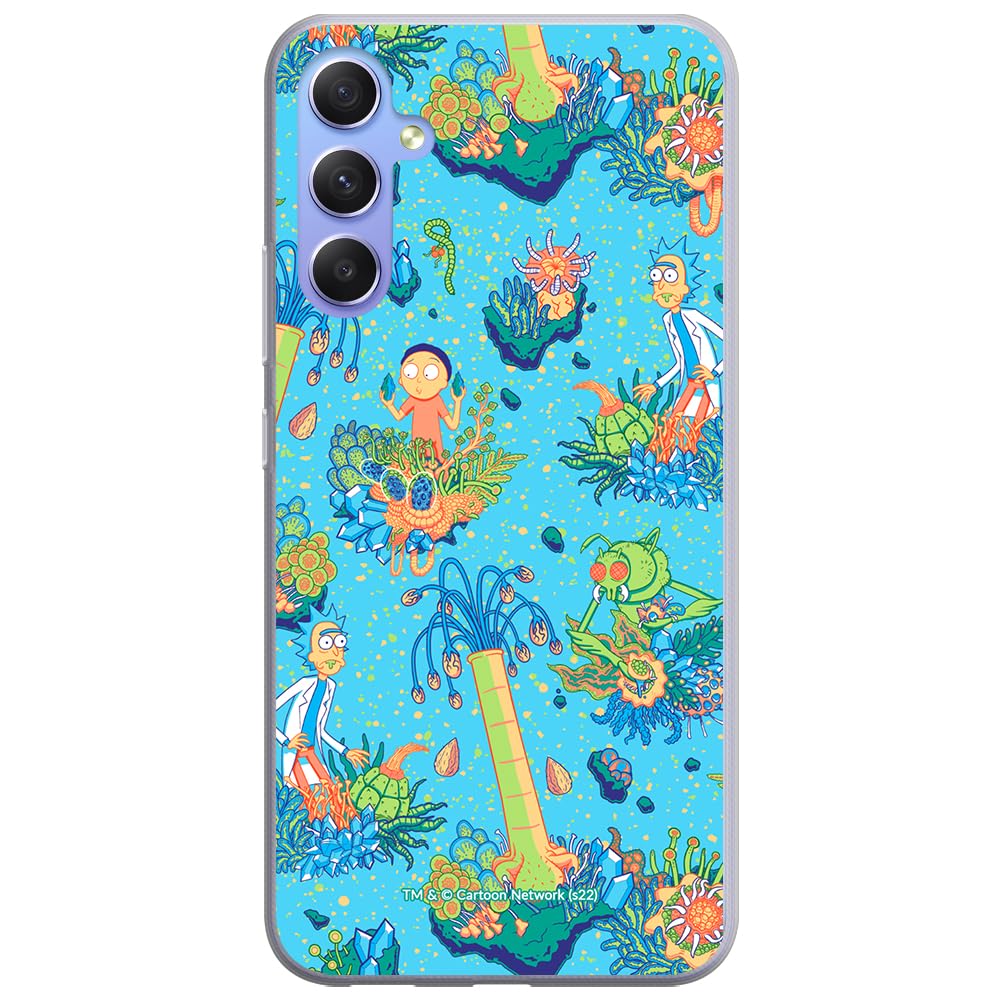 ERT GROUP mobile phone case for Samsung A54 5G original and officially Licensed Rick and Morty pattern Rick & Morty 020 optimally adapted to the shape of the mobile phone, case made of TPU