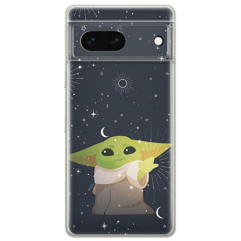ERT GROUP mobile phone case for Google PIXEL 7 original and officially Licensed Star Wars pattern Baby Yoda 024 optimally adapted to the shape of the mobile phone, case made of TPU