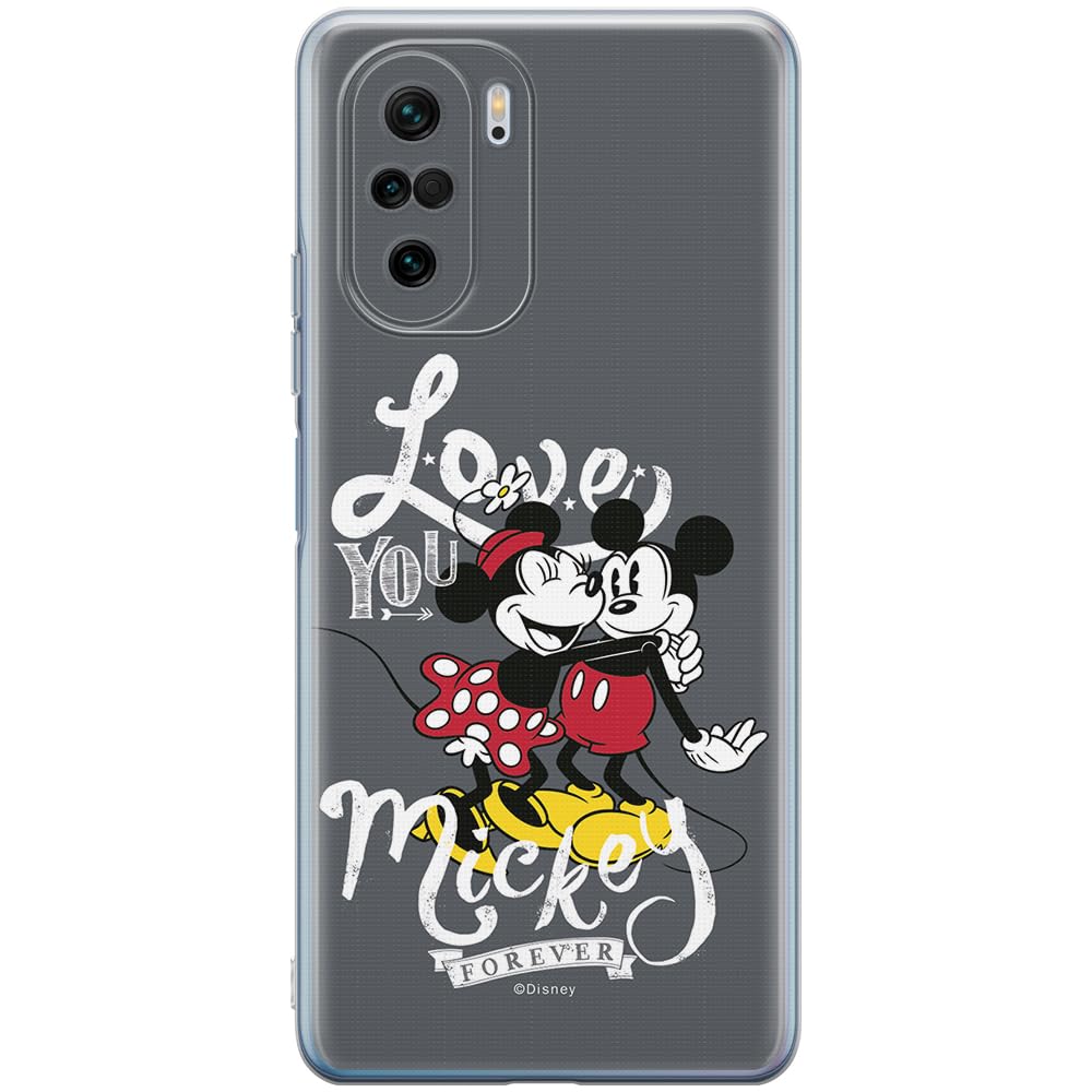 ERT GROUP mobile phone case for Xiaomi MI 11i/ REDMI K40/K40 PRO/POCO F3/ F3 PRO original and officially Licensed Disney pattern Mickey & Minnie 001, case made of TPU