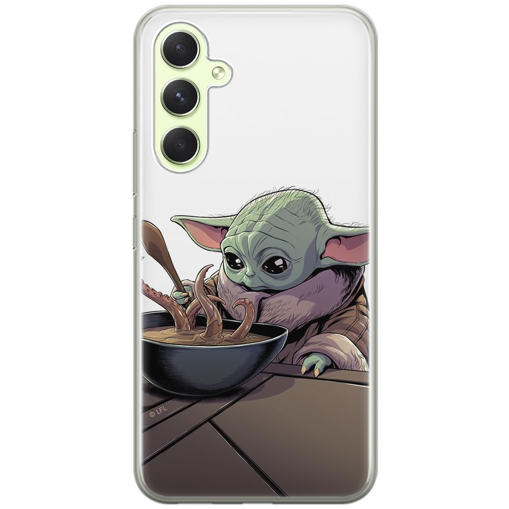 ERT GROUP mobile phone case for Samsung A54 5G original and officially Licensed Star Wars pattern Baby Yoda 027 optimally adapted to the shape of the mobile phone, case made of TPU