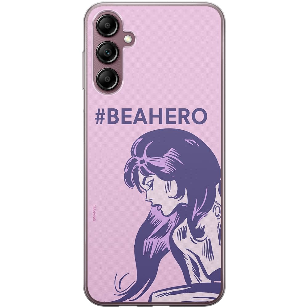 ERT GROUP mobile phone case for Samsung A14 4G/5G original and officially Licensed Marvel pattern Black Widow 004 optimally adapted to the shape of the mobile phone, case made of TPU