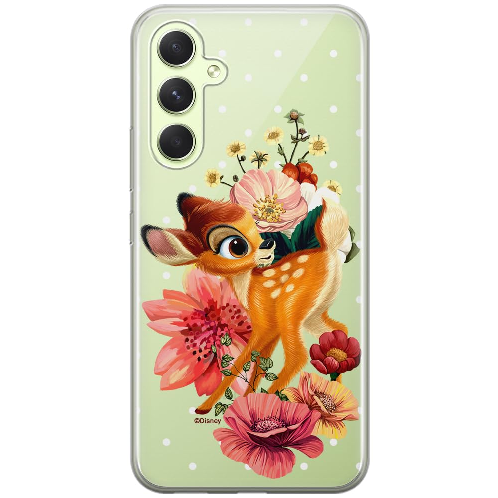 ERT GROUP mobile phone case for Samsung A54 5G original and officially Licensed Disney pattern Bambi 014 optimally adapted to the shape of the mobile phone, partially transparent
