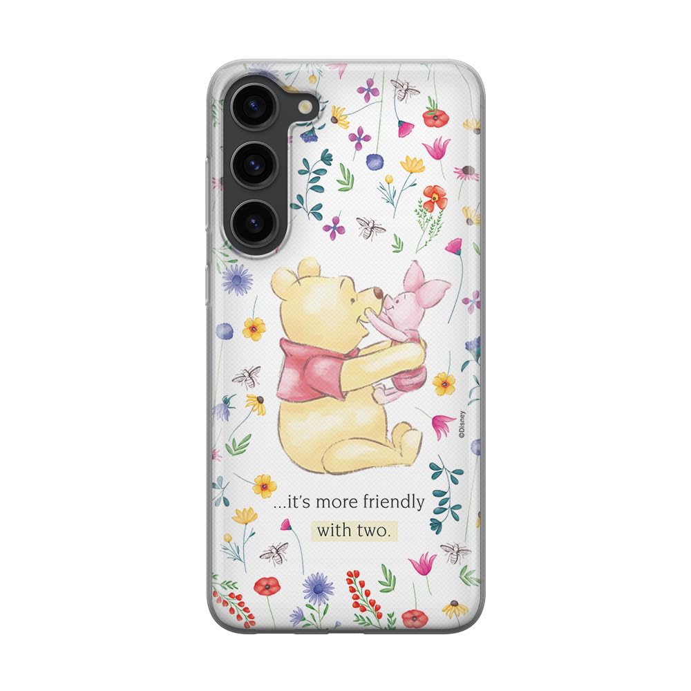 ERT GROUP mobile phone case for Samsung S23 PLUS original and officially Licensed Disney pattern Winnie the Pooh & Friends 030 optimally adapted to the shape of the mobile phone, case made of TPU