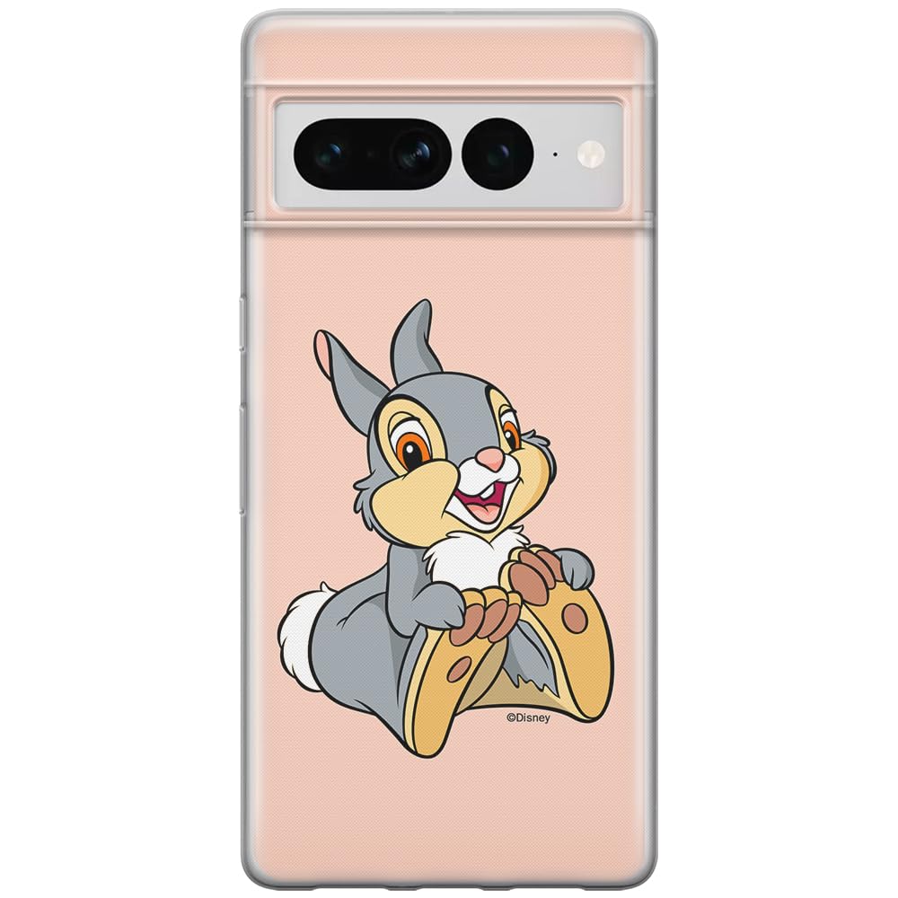 ERT GROUP mobile phone case for Google PIXEL 7 PRO original and officially Licensed Disney pattern Thumper 002 optimally adapted to the shape of the mobile phone, case made of TPU
