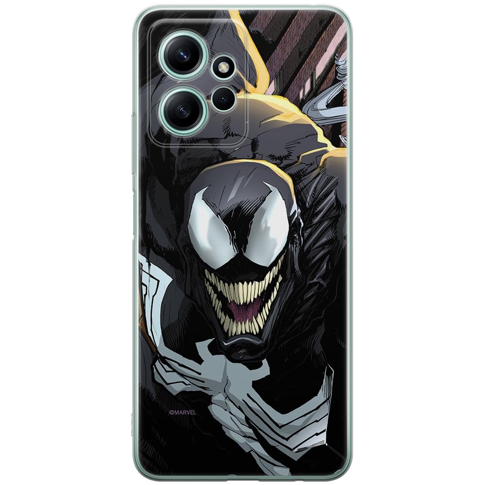 ERT GROUP mobile phone case for Xiaomi REDMI NOTE 12 4G original and officially Licensed Marvel pattern Venom 002 optimally adapted to the shape of the mobile phone, case made of TPU