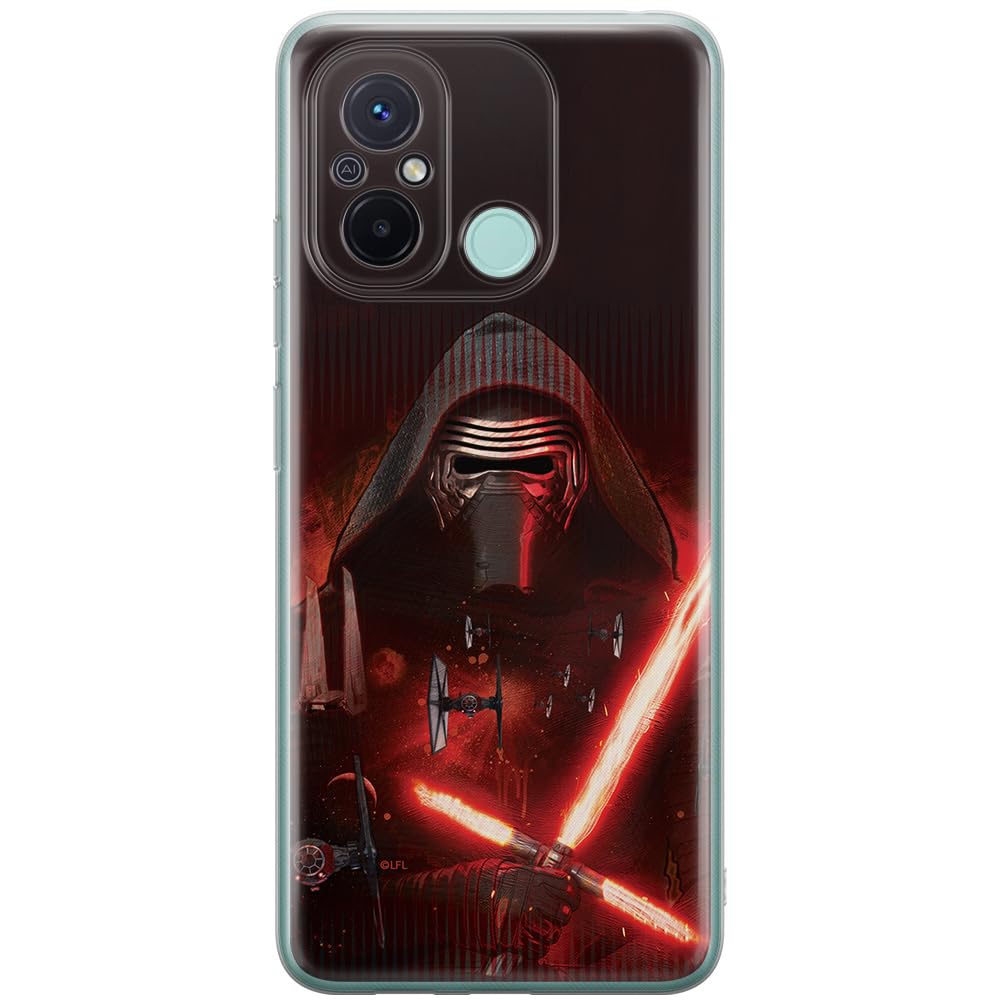 ERT GROUP mobile phone case for Xiaomi REDMI 12C/ REDMI 11A original and officially Licensed Star Wars pattern Kylo Ren 002 optimally adapted to the shape of the mobile phone, case made of TPU