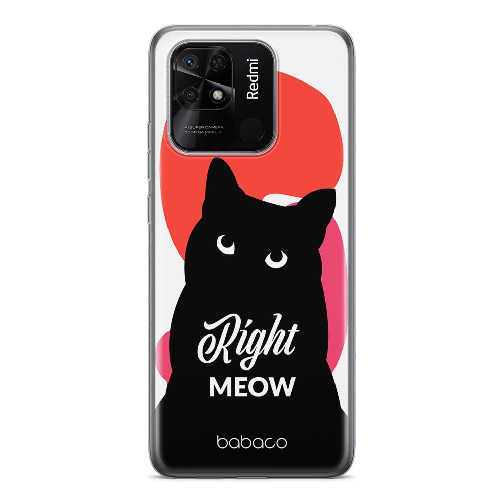 Babaco ERT GROUP mobile phone case for Xiaomi REDMI 10C original and officially Licensed pattern Cats 004 optimally adapted to the shape of the mobile phone, case made of TPU